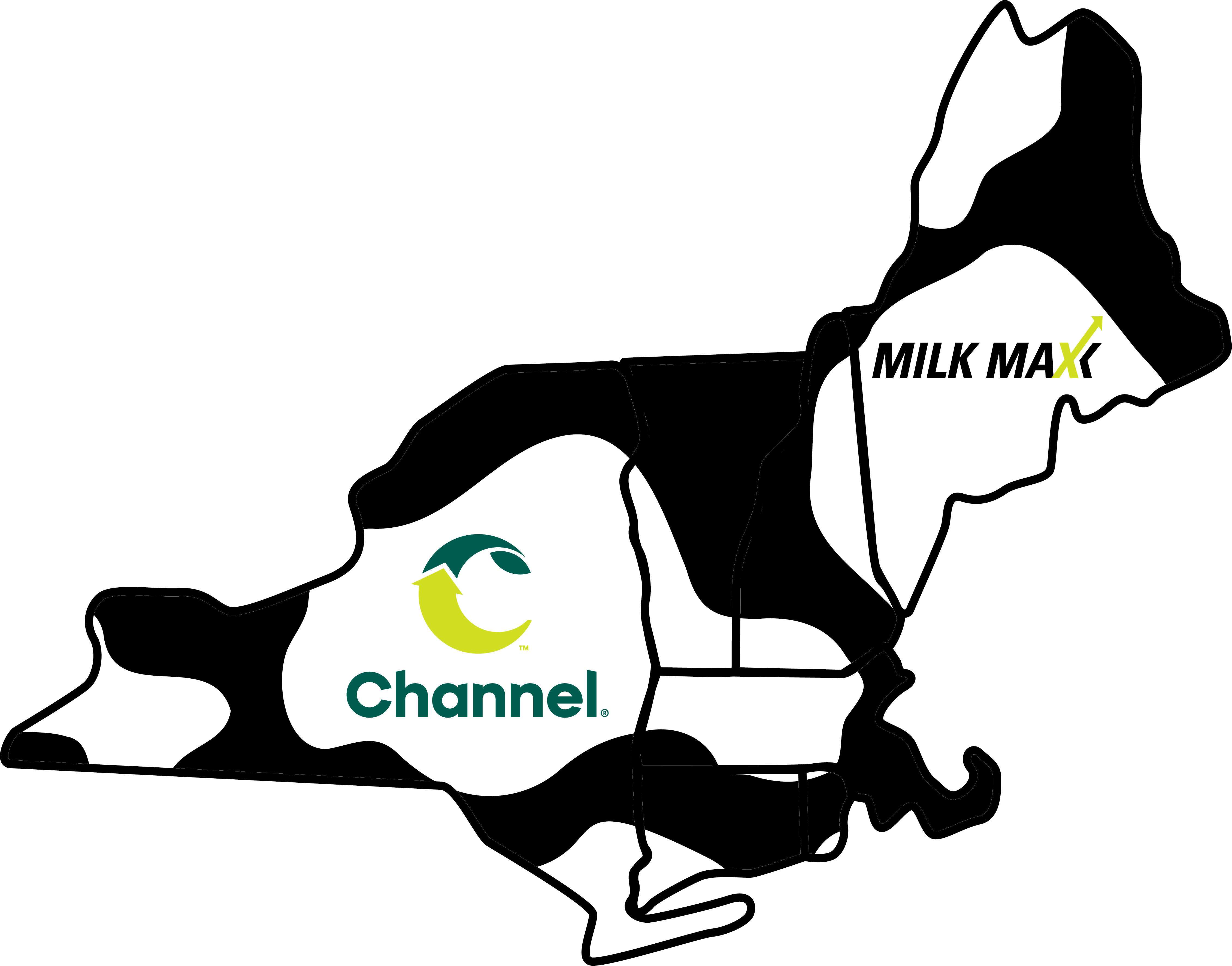 Channel-MilkMax-New England-Cow Pattern